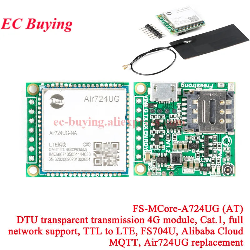 A7670C 4G CAT.1 Core Development Board Module Full Netcom LTE+GSM STM32 FS-MCore-A7670C FS-HCore-A7670C FS800E F704UC A724UG