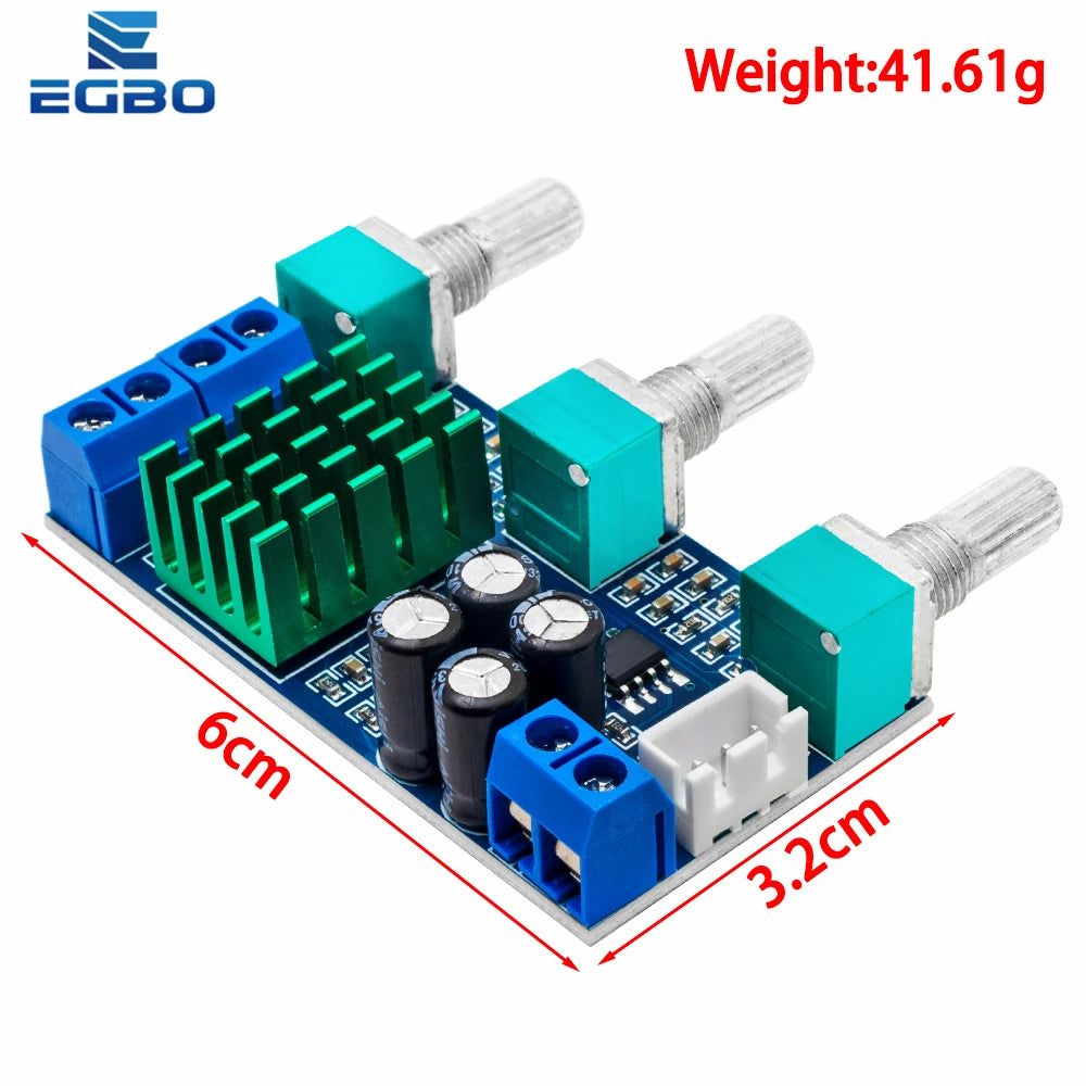 1~2PCS XH-M567 TPA3116D2 Dual-channel Stereo High Power Digital Audio Power Amplifier Board Audio Power Amplifier Board 50W*2