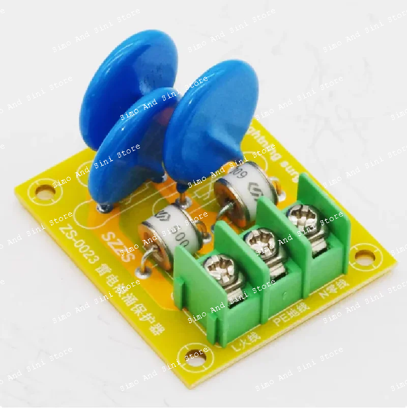ghxamp ac power surge protector with gas discharge tube & varistor for & overvoltage protection - size 48x38x28mm 1pc