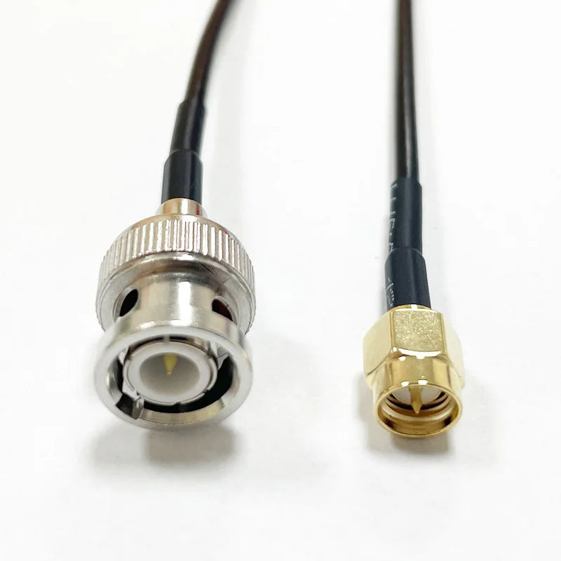 SMA Male to BNC Male RF Coaxial Extension Cable RG174 15CM/6In Different Length for Antennas