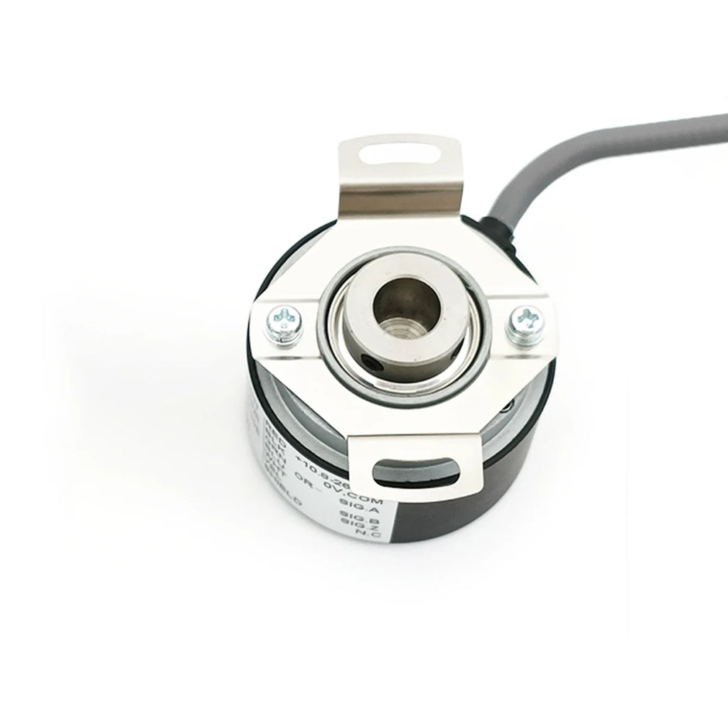 HES-2M/2MC/2MHC/2MHCP/2MHT/2MD 8MM Semi-Hollow Shaft Incremental Encoder 100~5000PPR Rotary Encoder for PLC Control System