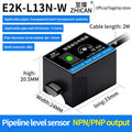 ZHICAN E2K Non Contact Capacitive Liquid Level Sensor Pipe Water Tank Full Empty Detection Alarm Switch