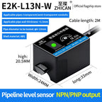 ZHICAN E2K Non Contact Capacitive Liquid Level Sensor Pipe Water Tank Full Empty Detection Alarm Switch