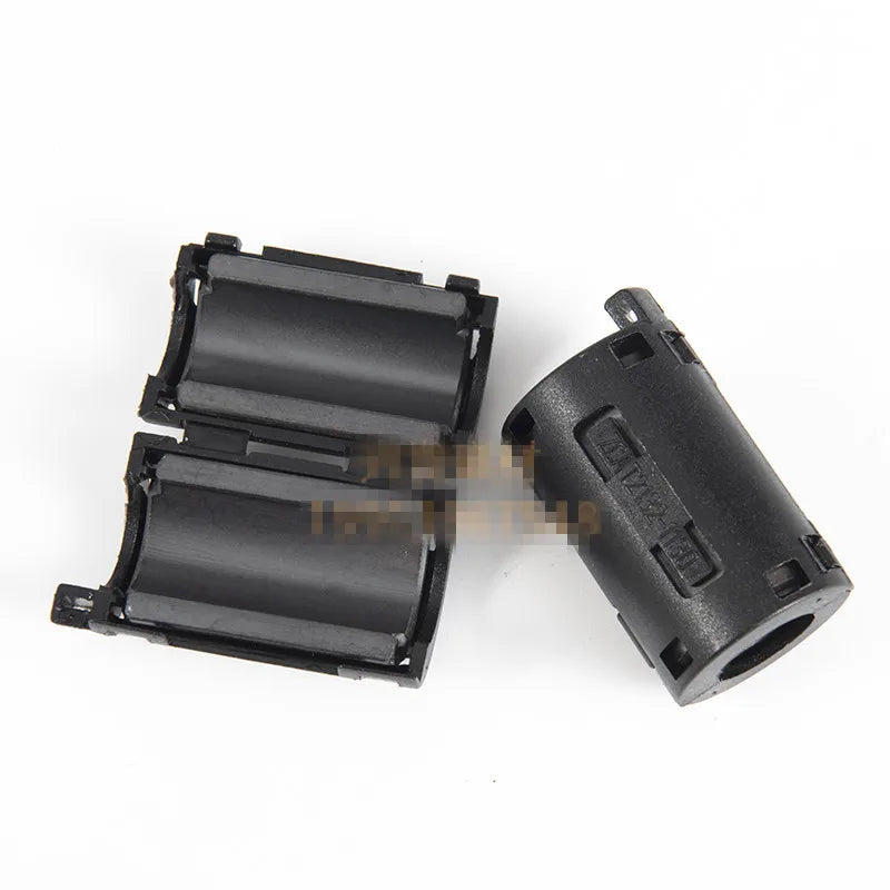 New 10/20pcs 11mm Black TDK Clip-on RFI EMI Filter Snap Around Ferrite