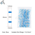 100/200PCS Heat Shrink Connectors Sleeve Tube Terminals Electrical Butt Splice Wire Connector Splice Solder Insulated Cable
