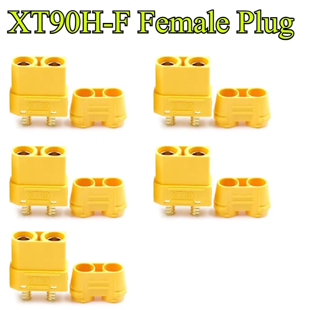 1/2/3/5Pcs XT90S Anti Spark Connector Amass XT90-S XT90H-M Plug Connector Anti-Spark Male Female Adapter For RC Car Lipo Battery