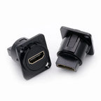 1PC D Type Chassis Connector, D Female Socket Panel Mounted Connector HDMI-Compatible