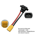 XT60/XT90 Male Female to C14 3Pin Power Socket Line XT60 XT90 Battery Charging Wire Connector New Energy E-bike Charging Cable