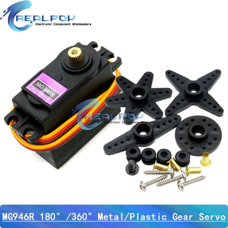 MG945 MG946R MG995 MG996R Metal Gear Servmotor High Speed Analog Servo Motor for Model Airplane RC Car Boat Arduino Robot