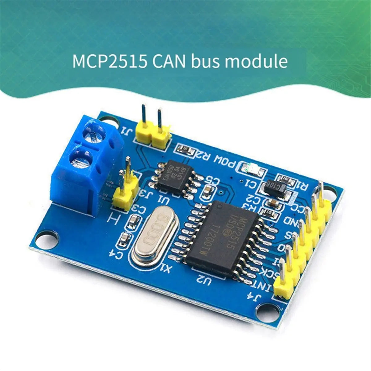 A64I MCP2515 CAN Bus Module TJA1050 Receiver SPI for 51 DIY Kit Microcontroller Program Routine