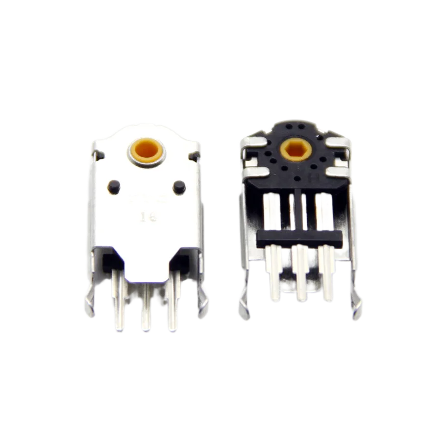 TTC 7/8/9/10/11/12/13/14/15/16mm Rotary Mouse Scroll Gold Wheel Encoder With 1.74mm Hole Mark,20-40g Force For PC Mouse