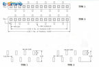 10pcs 2.0mm SMD 1*3P4P5P6P8P10P12P20P 40Pin PH2 Short Profile Gold Rohs PCB SMT Female Pin Header Strip Socket Connector