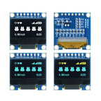 0.96 inch OLED IIC Serial White Display Module 128X64 I2C SSD1306 12864 LCD Screen Board GND VCC SCL SDA 0.96" for Arduino Black