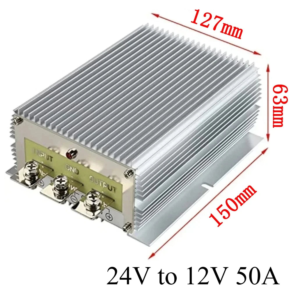 24 Volt to 12 Volt 24V to 12V 85A-300A Step Down Converter Voltage Regulator DC/DC Buck Transformer Power Supply CE Waterproof
