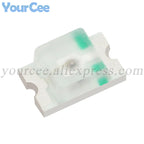 100pcs 0805 0603 1206 SMD LED Ultra Bright Red Blue Yellow White Orange Purple Pink Color Light Diode Emitting Diode Kit DIY