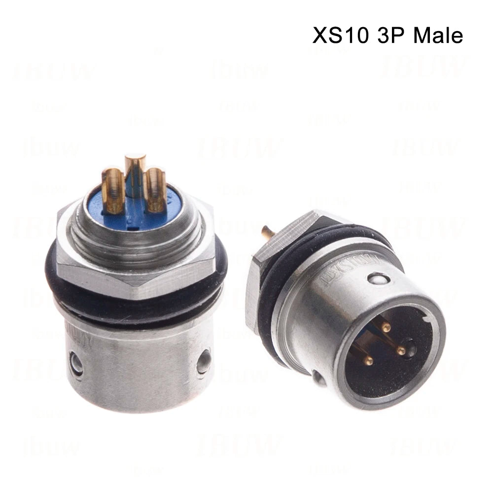 XS10 4PIN 5PIN  Docking Aviation Plug Socket Waterproof Circular Connector 2PIN 3PIN