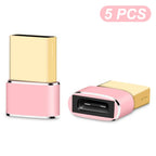 USB A To Type C OTG Phone Adapter USB-C Male To Female Type C Converter USB Connector For Macbook Laptop PC Xiaomi Huawei iPhone