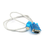 1PCS USB to Serial Port 9-Pin Data Cable HL-340 Chip to RS232 Converter Male Female USB2.0 to DB9 Interface Conversion Cable