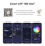 Smart Bluetooth Colorful RGB LED Strip Neon Light 1M 2M 3M 5M With 5V USB Remoter LED Dimmer Night Room Table Cabient Lamp Decor