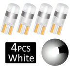 4 Pcs Super Bright 3030 SMD T10 LED W5W Car Dome Light Auto Clearance Reading Lamp 12 Vehicle Door Bulb Accessories White 6000K