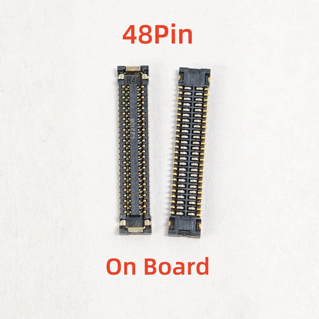 5-10pcs LCD Display Screen FPC Connector For Moto Edge / S30 / G200 USB Charger Charging Contact Plug 24pin 48pin