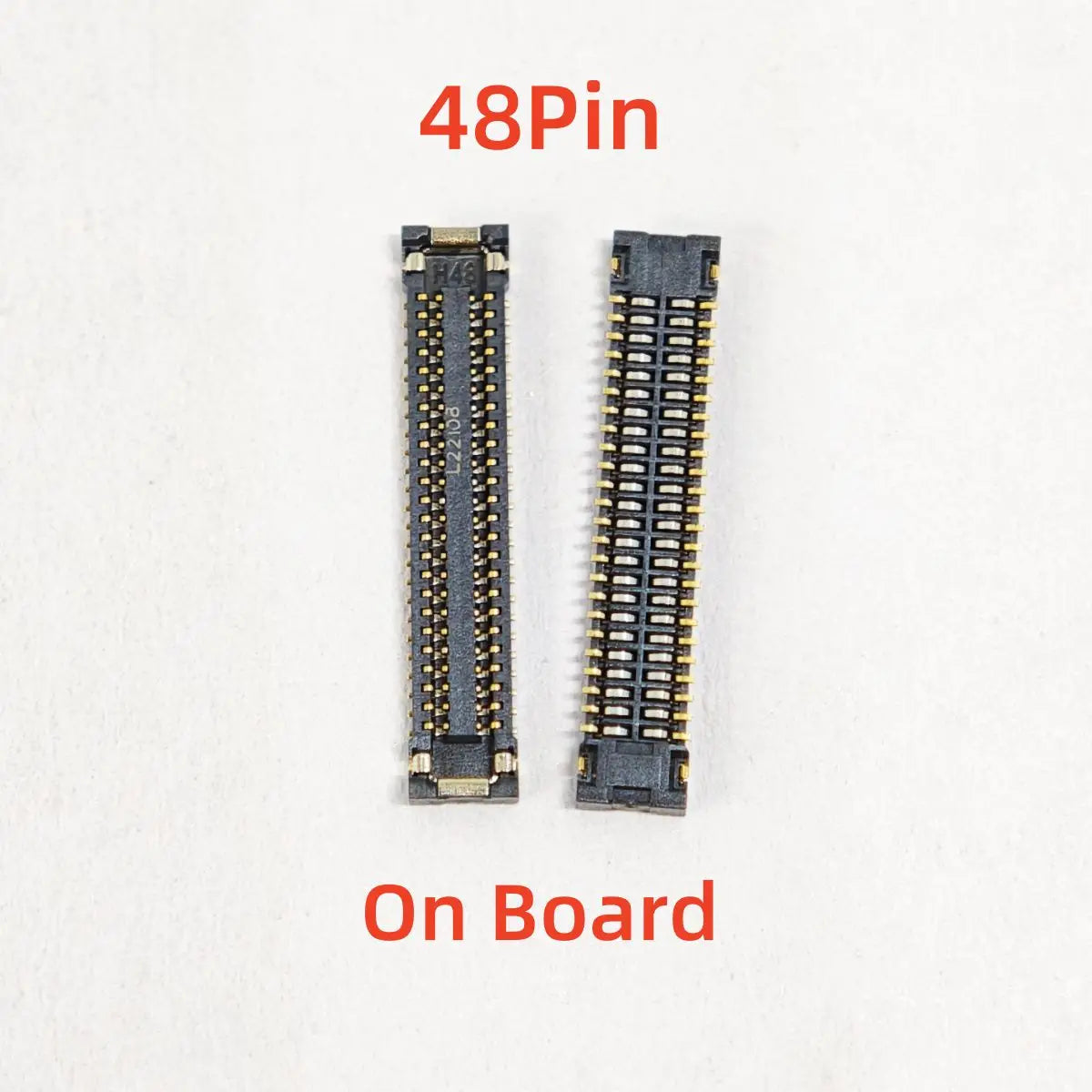 5-10pcs LCD Display Screen FPC Connector For Moto Edge / S30 / G200 USB Charger Charging Contact Plug 24pin 48pin