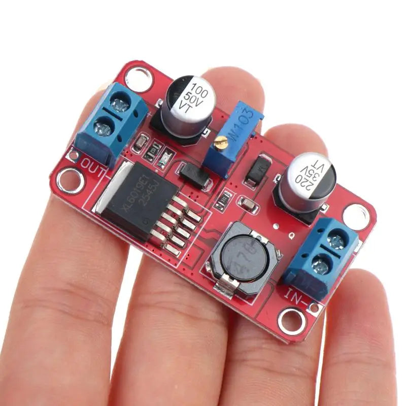 1Pcs 5A DC-DC Step Up Power Module Boost Volt Converter 3.3V-35V To XL6019 Adjustable Output Regulator