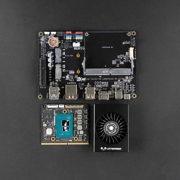 Lattepanda mu latte panda micro x86 compute module evaluation kit n100 processor