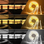 New 5V USB COB Strip Light 320Leds/m Warm Natural White Cabinet Lamp Night Lighting Flexible LED Ribbon Stripe DC5V TV Backlight