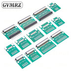 0.5mm 1.0mm pitch Connector SMT Adapter to 2.54mm hole FPC FFC Cable Welded board With Pin / Empty Board 6P 8P 10P 12P 20P 24P