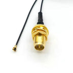100pcs RP SMA RP-SMA Female to MHF4 Plug RF Pigtail Cable for Mini PCI 0.81mm/1.13mm Card Intel WIFI Board