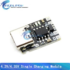 Ultra-mini Type-C USB Charger Module DC 5V 1A Charging Board For 1S 4.2V / 4.35V 18650 Lithium Li-on Battery Protection Board