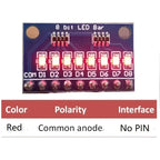 6pcs DC12V 8CH Relay Control Board Opto Isolated NPN Input 4 Digit Display For Arduino Pro Mini Programmable Timer Module