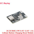 10Pcs/1pc 2S 3S Type-C BMS 15W 8.4V 12.6V 1.5A Lithium Battery Charging Boost Module With Balanced Support Fast Charge Indicator