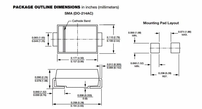 50 Buah SMD TVS Diode SMAJ130A SMAJ130CA SMAJ150A SMAJ150CA SMAJ160A SMAJ160CA SMAJ170A SMAJ170CA SMAJ180A SMAJ180CA 400W SMA