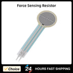 FSR402 Resistive Thin Film Pressure Sensor Compatible With Long Tail Sensing Range Of 0g-10kg Sensing Area 1.27cm / 0.5"