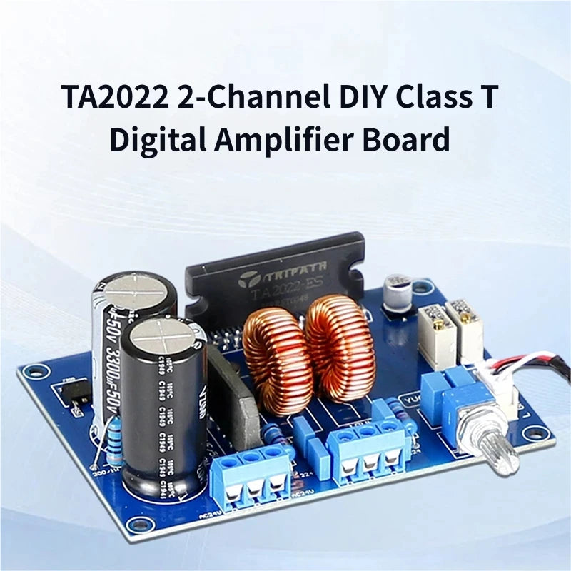 YJCO TA2022 Class T Amplifier Board Dual Channel Stereo 90W+90W HiFi DIY Audio Power Amp Module for Home Audio System