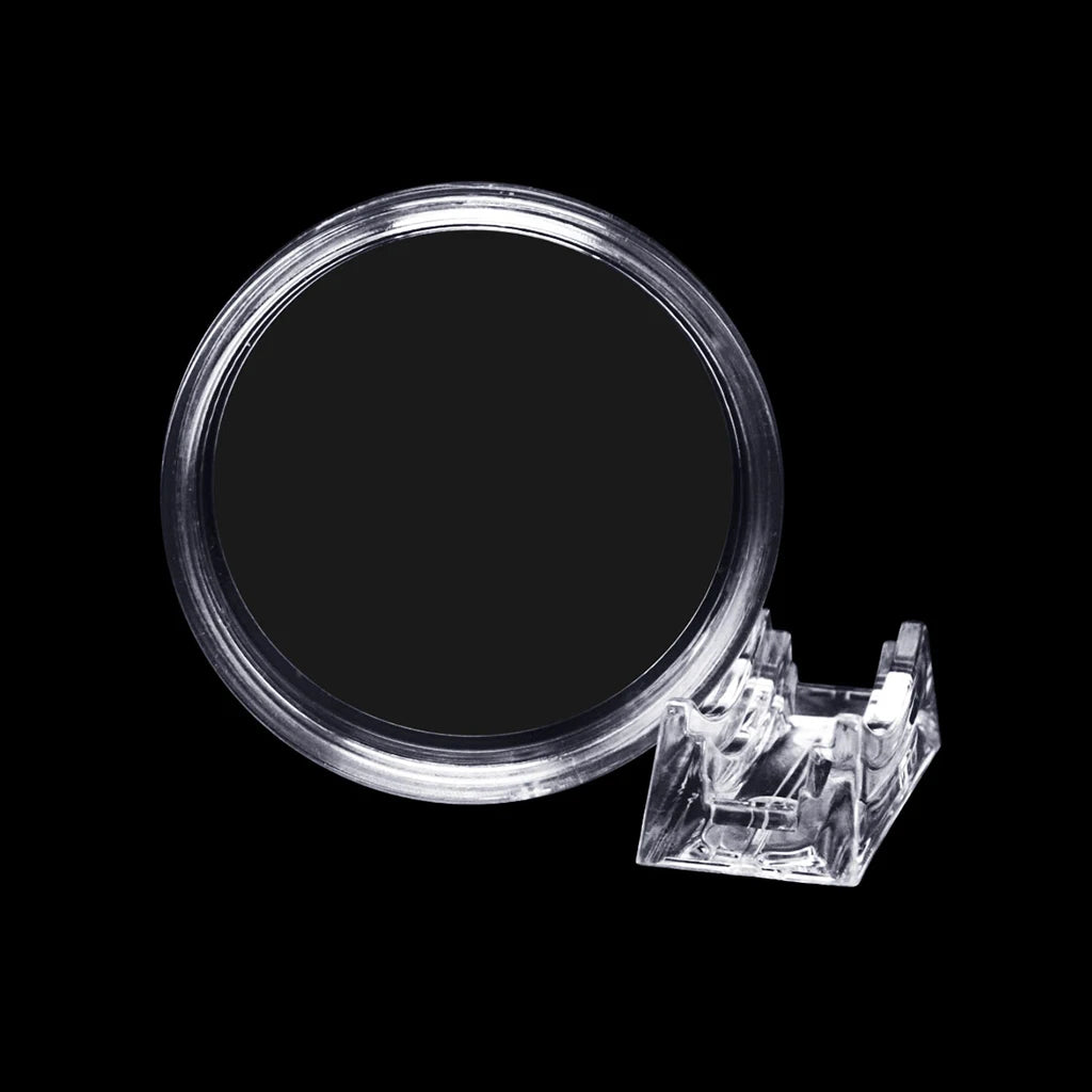10Pcs Clear Collection Coin Holder Capsule with Display Stand and Gasket 17/20/25/27/30/33/38/40mm Coins Storage Organizer Box