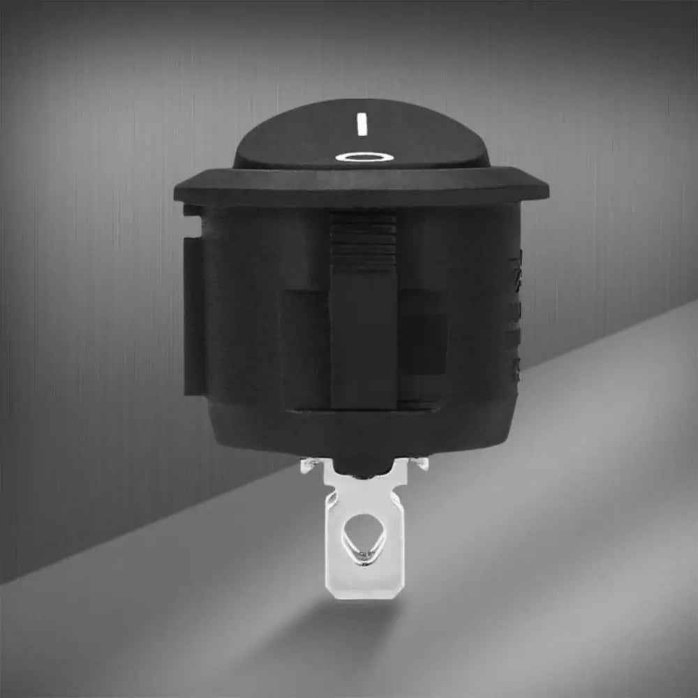 5PCS ON/OFF Round Rocker Switch MINI Toggle Switch 2 Pin SPST Push Button Switch 12V 24V 20MM with Wires for Auto Car Boat RV