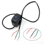 1/2pcs Motorcycle Handlebar Switch ON OFF Headlight Horn Control Modification Switch 22mm Waterproof Button Accessories12V