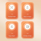 Cofoe Digital Infrared Fever Thermometer Medical Household  Infant Adult Forehead Non-contact Body Temperature Ear Thermometer