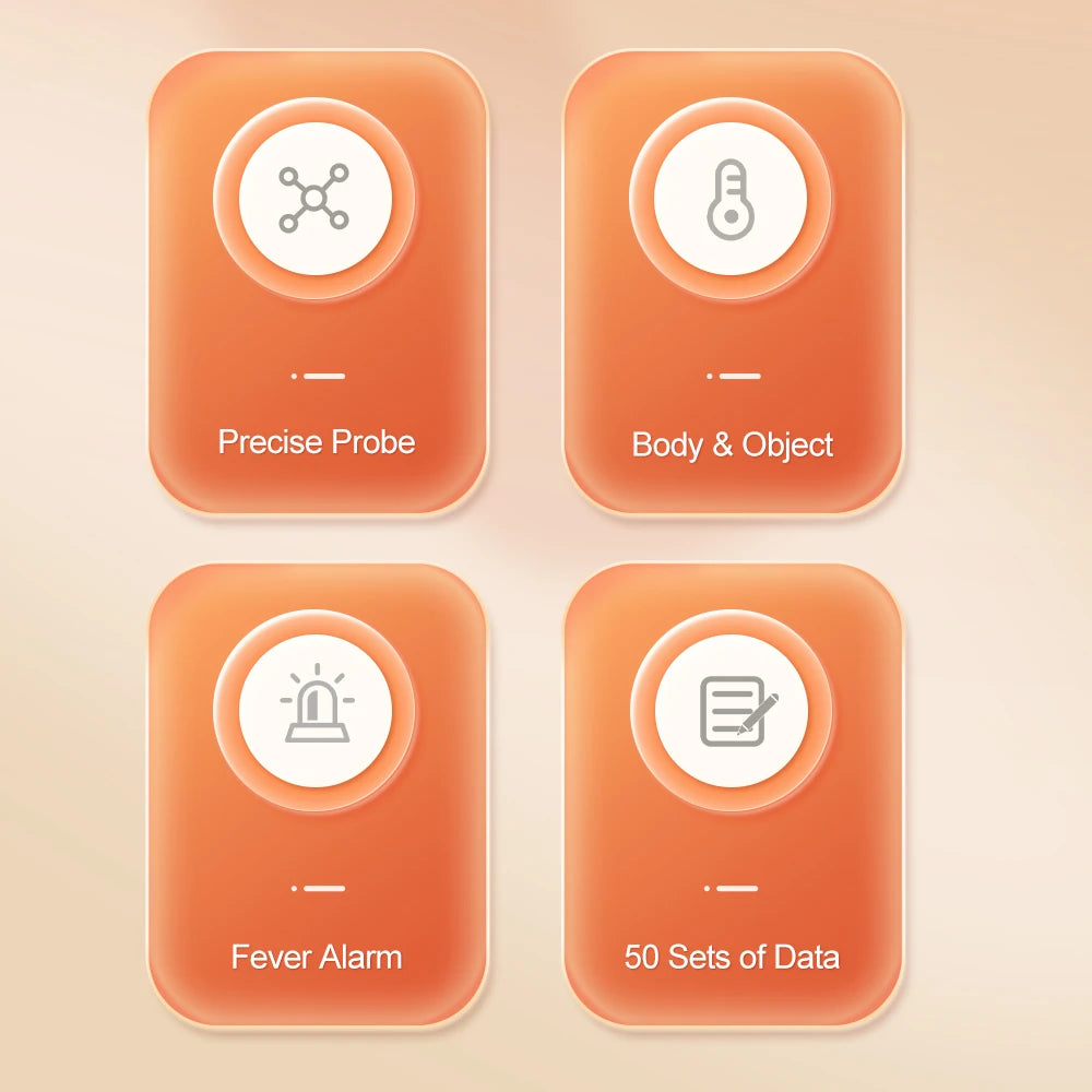 Cofoe Digital Infrared Fever Thermometer Medical Household  Infant Adult Forehead Non-contact Body Temperature Ear Thermometer