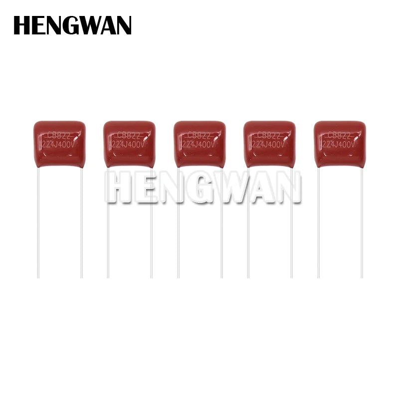 50pcs CBB Capacitor Assortment Kit 400V 10NF - 3.3UF 10values*5pcs Metallized Polyester Film Capacitance DIY