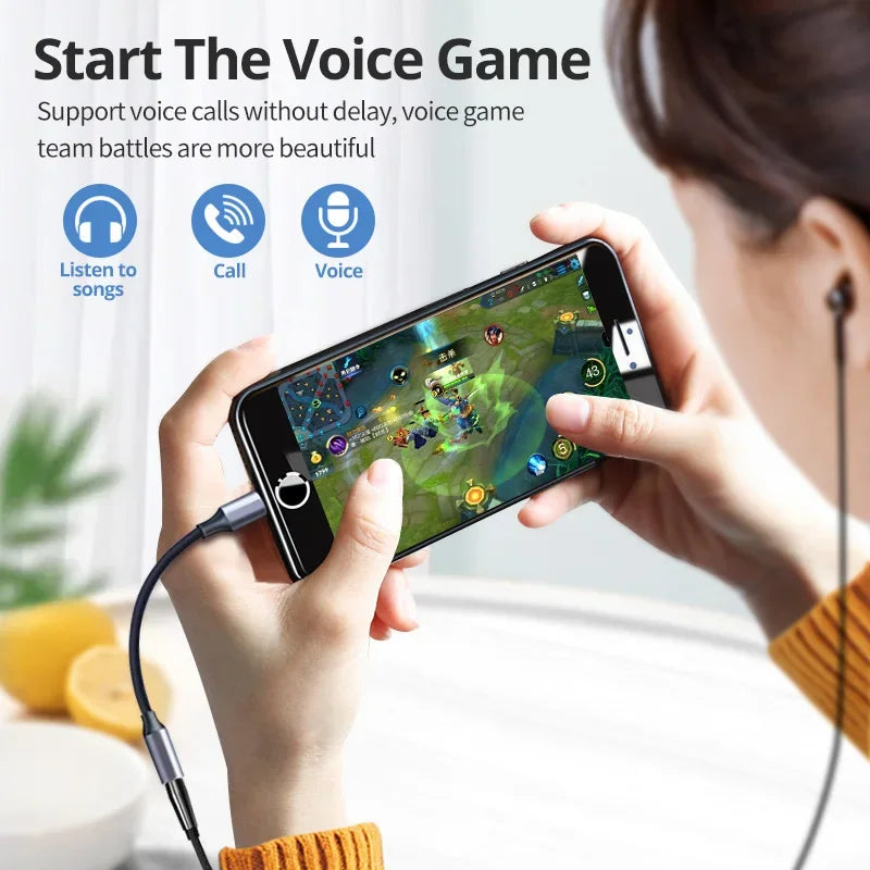 USB Type C To 3.5 Jack Earphone Adapter USB-C 3 5mm Audio Cable Converter For IPhone 15 15 Pro MAX Samsung Galaxy Huawei Xiaomi