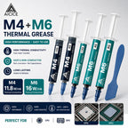 AICICE M4 M6 Performance Thermal Grease 11.8‑16W/mK Non‑Conductive Silicone Paste 1.5/4/8g For CPU GPU Laptop Desktop Heatsink
