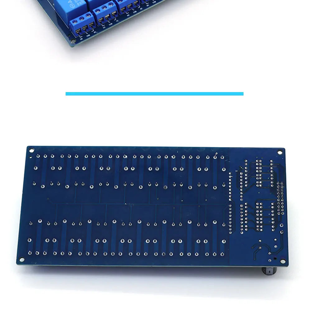 16 Channel Relay Shield Module DC 5V 12V 24V with Optocoupler LM2576 Microcontrollers Interface Power Relay For Arduino DIY Kit