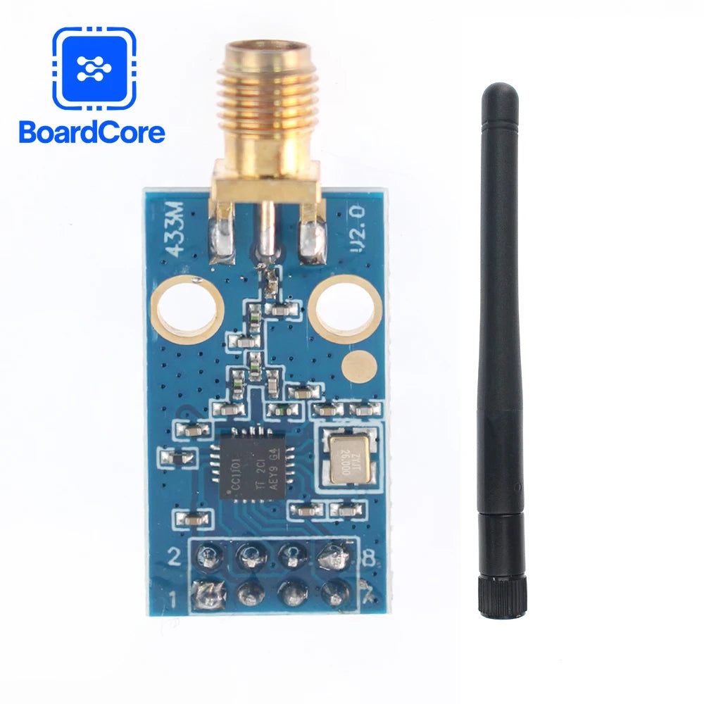 1set CC1101 Wireless Module 433MHz With SMA Antenna Wireless Transceiver Module