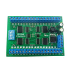 DC 12V 24V 32-Channels DIN35 C45 Rail Box RS485 Modbus RTU ULN2803A Darlington Transistor Controller PLC IO expansion Board