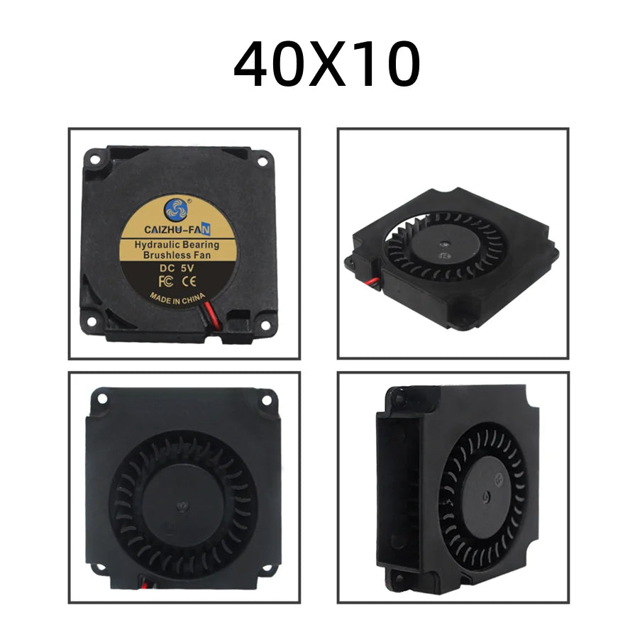 30MM 40MM 50MM 60MM 75MM 97MM Cooling Fan Brushless Motor Case Fan Blower Fan Humidifier FanInduction Cooker Fan 5V USB Plug