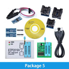 EZP2019 USB SPI Flash/EEPROM Programmer – Multi-Chip Support (24/25/93/BIOS) with 5 Universal Adapter Sockets